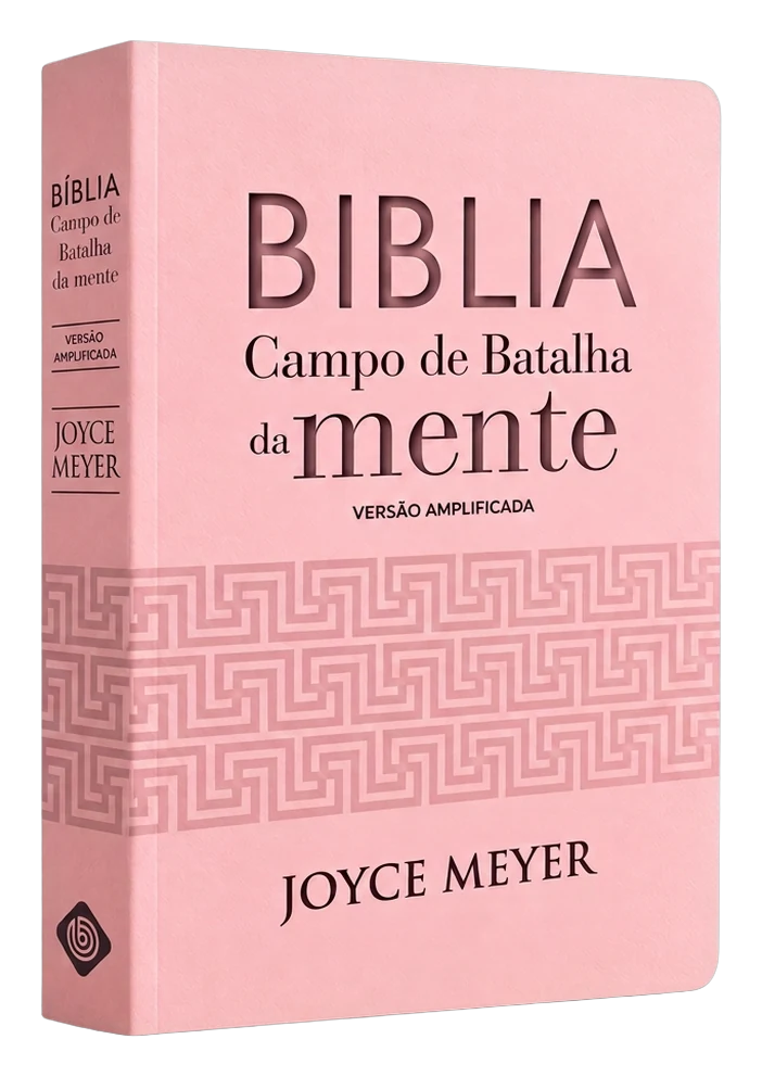 Bíblia Campo de Batalha da Mente — Luxo Rosa
